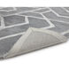 Zizi 96 X 60 inch Grey Indoor Hand-Tufted Rug, Hand-Tufted